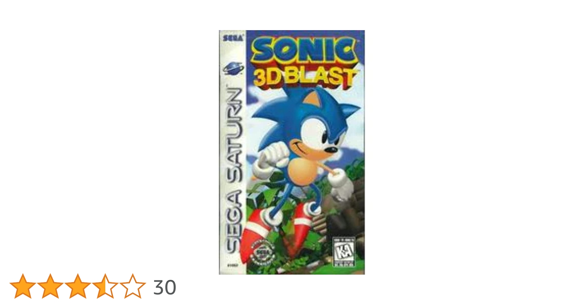 SS★SONIC 3D BLAST 海外版★箱付・説明書付・ソフト付 SS☆SONIC 3D BLAST 海外版☆箱付・説明書付・ソフト付 TGDB